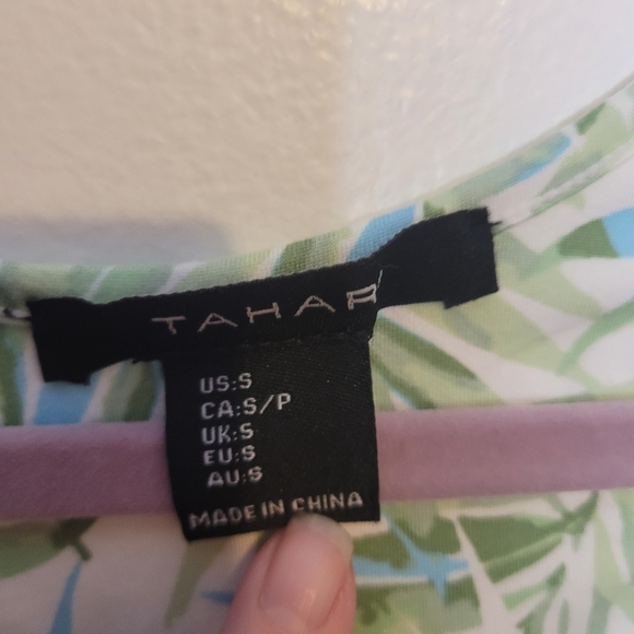 Tahari Palm Print Soft Pajama Set Size Small - Picture 5 of 6